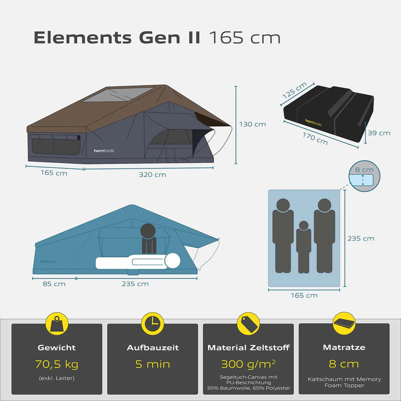 Dachzelt Elements Gen II