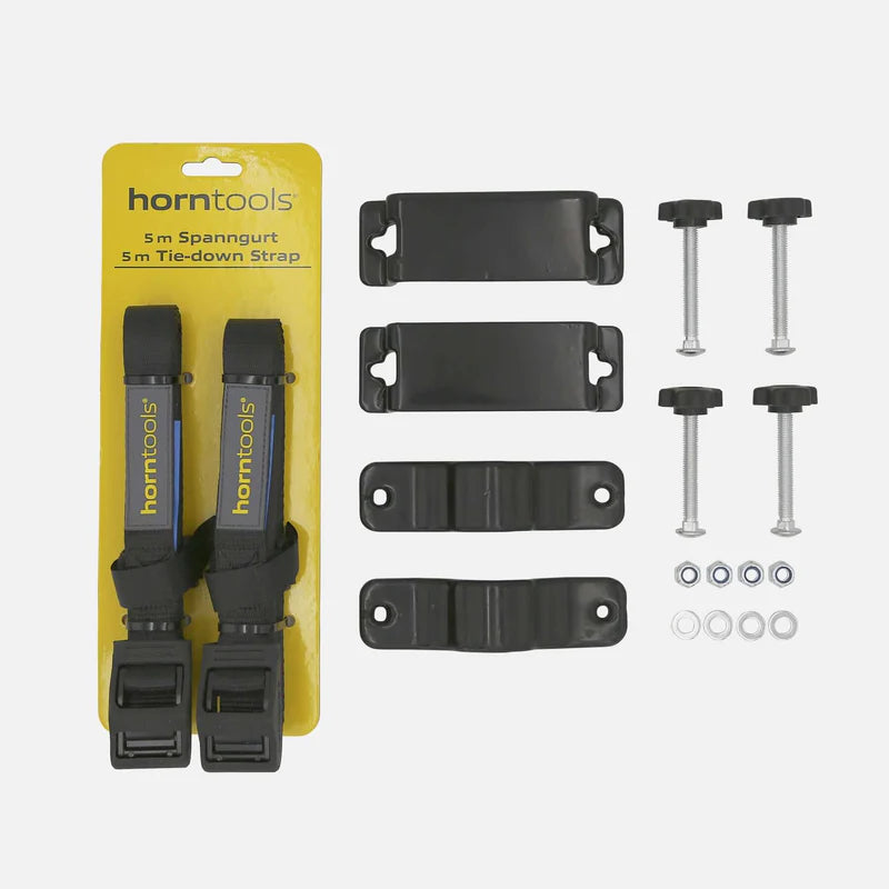 horntools Dachträger ExRoof Kajak & SUP Halterung (Faltbarer J-Style)