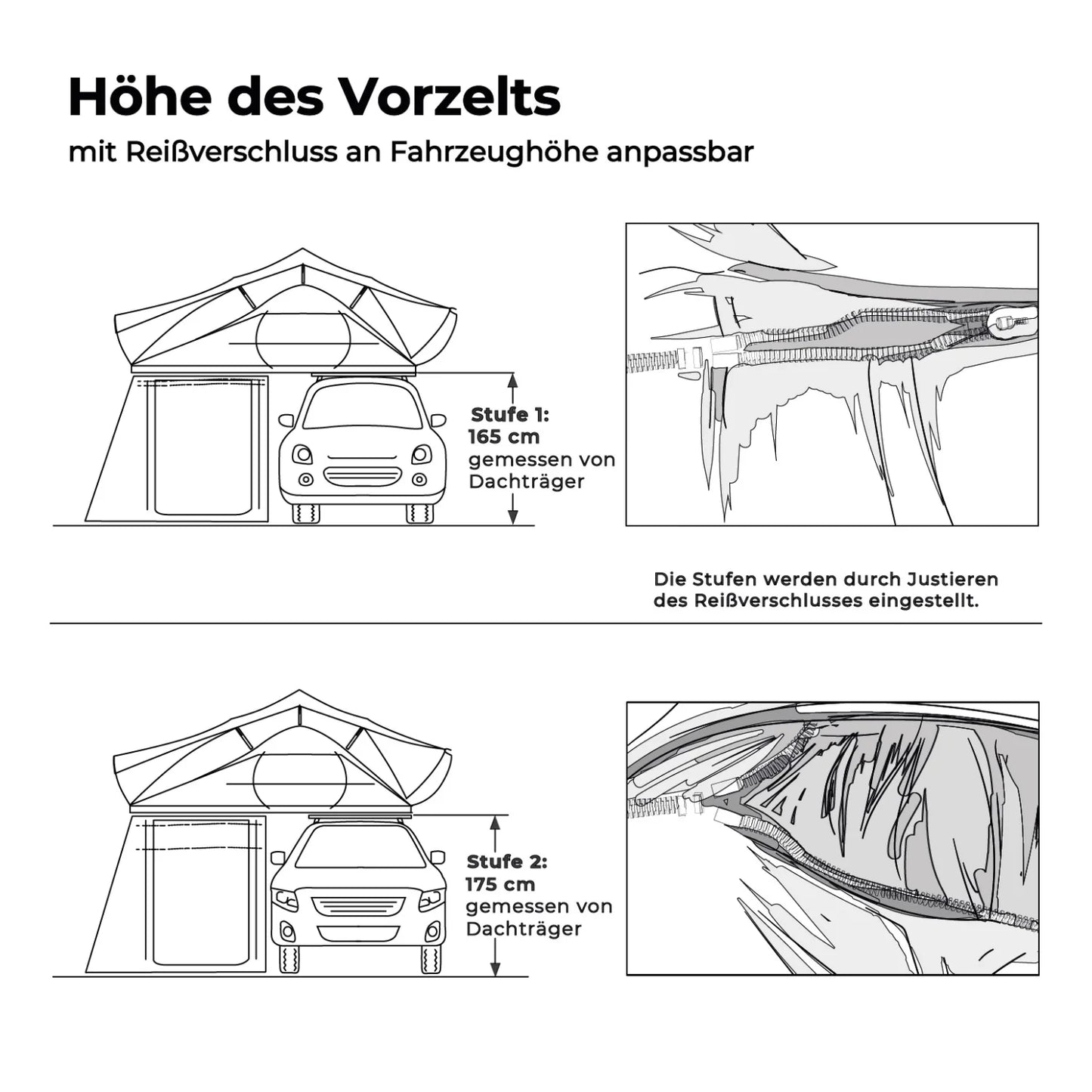 Vorzelt zu Dachzelt BALSA LIGHT