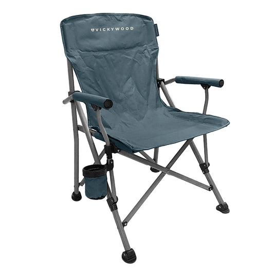 VICKYWOOD Camping Stuhl CAMP ANCHOR Grey Blue