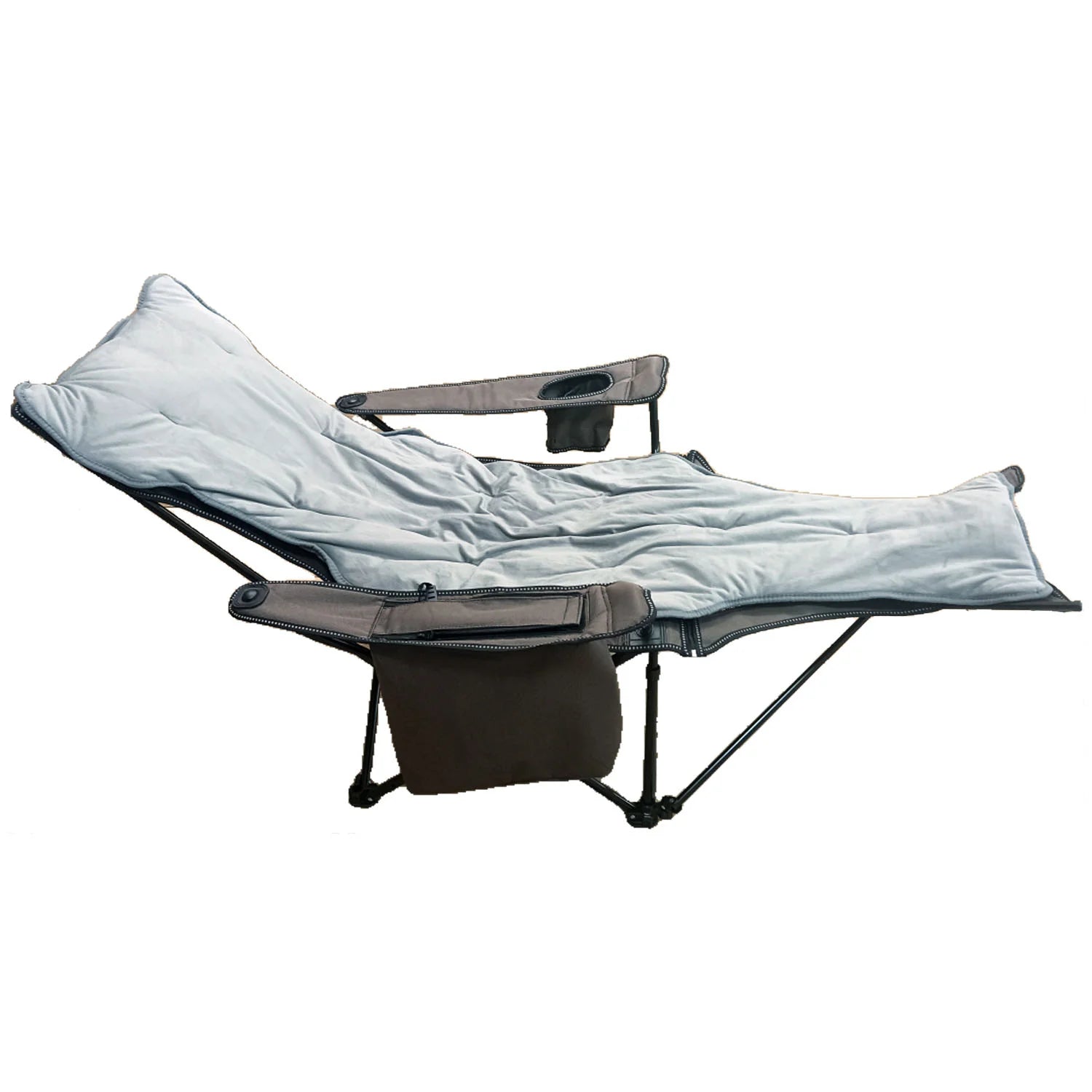 VICKYWOOD Warmer Bezug für Camping Stuhl CAMP LOUNGE Grau – RoofBase
