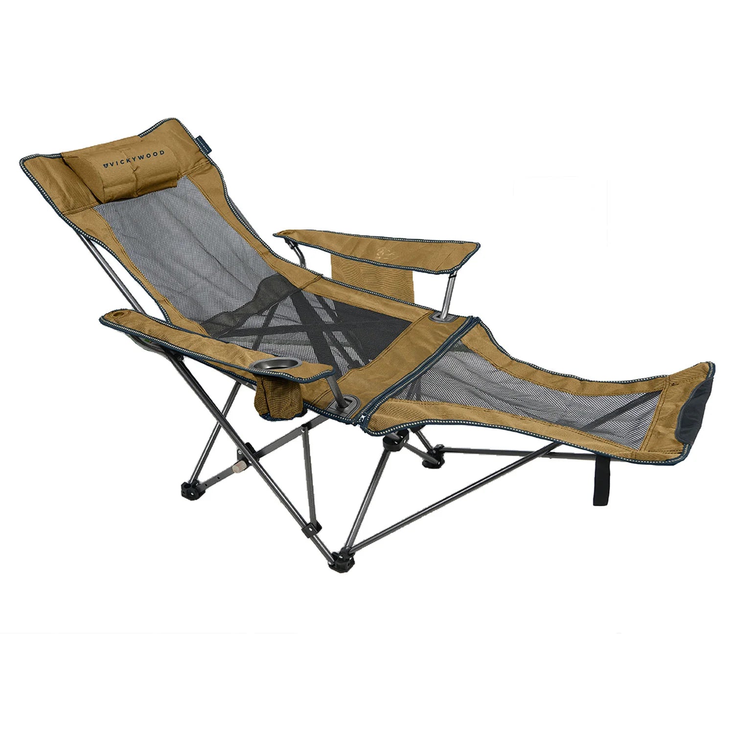 VICKYWOOD Camping Stuhl CAMP LOUNGE – RoofBase