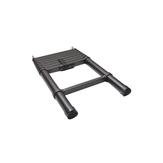 VICKYWOOD Teleskopleiter Aluminium 320 cm schwarz für Hartschalen-Dachzelt CUMARU