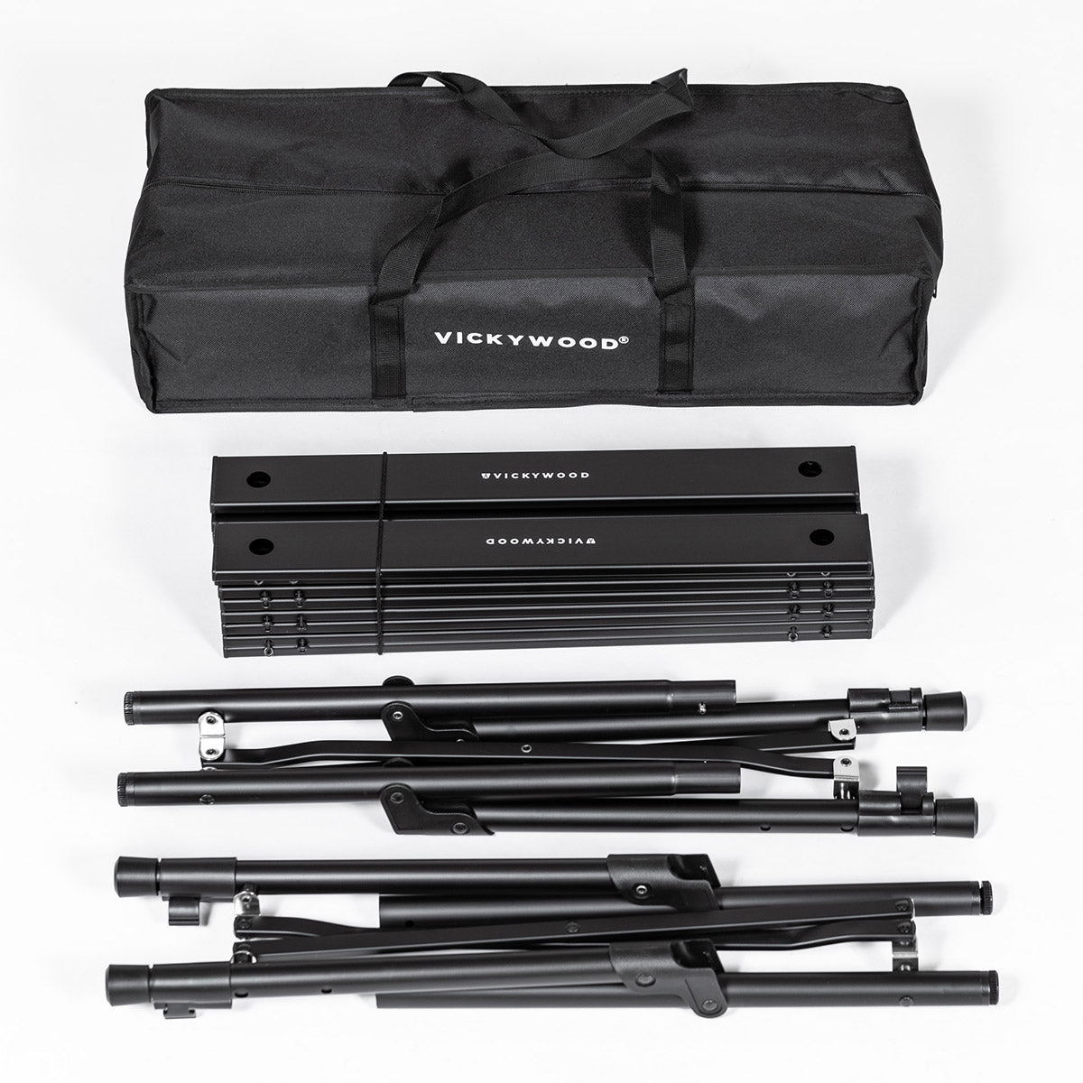 VICKYWOOD Campingtisch Alu Ultralight Black