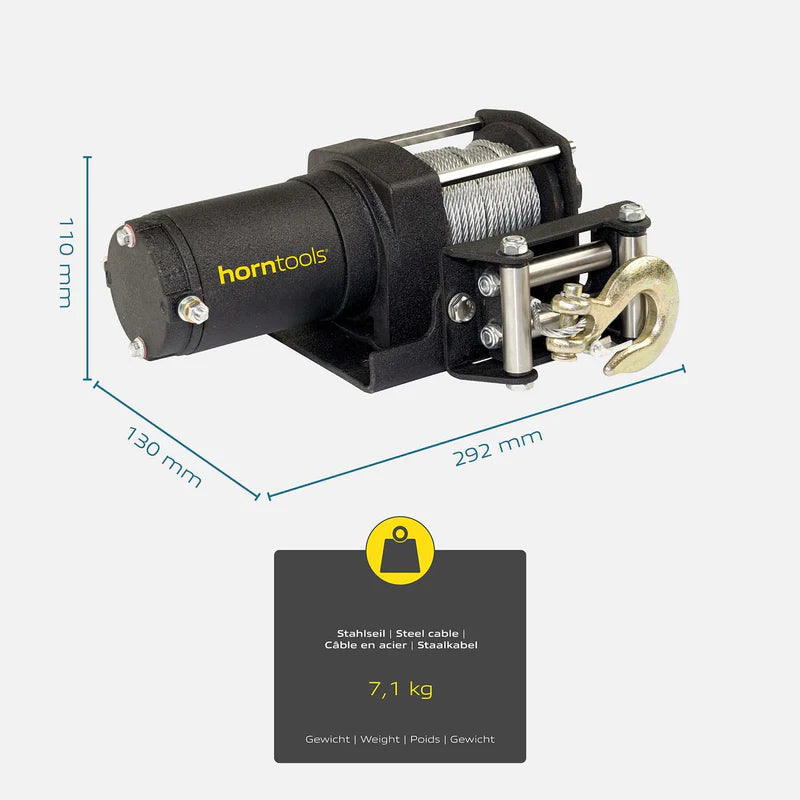horntools Elektrische Seilwinde Beta 0,9 Tonnen