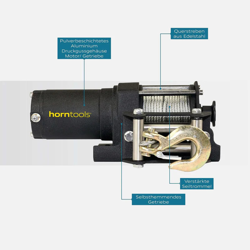 horntools Elektrische Seilwinde Beta 0,9 Tonnen