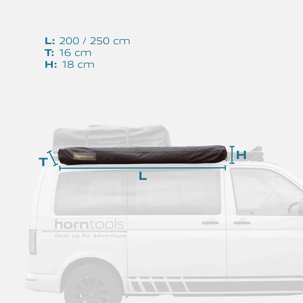 horntools 180 Grad Markise Horizon (freitragend)