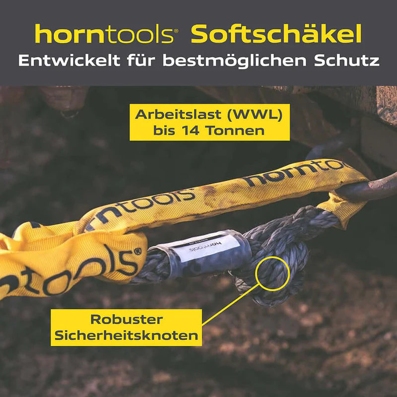 horntools Softschäkel mit Aufscherschutz