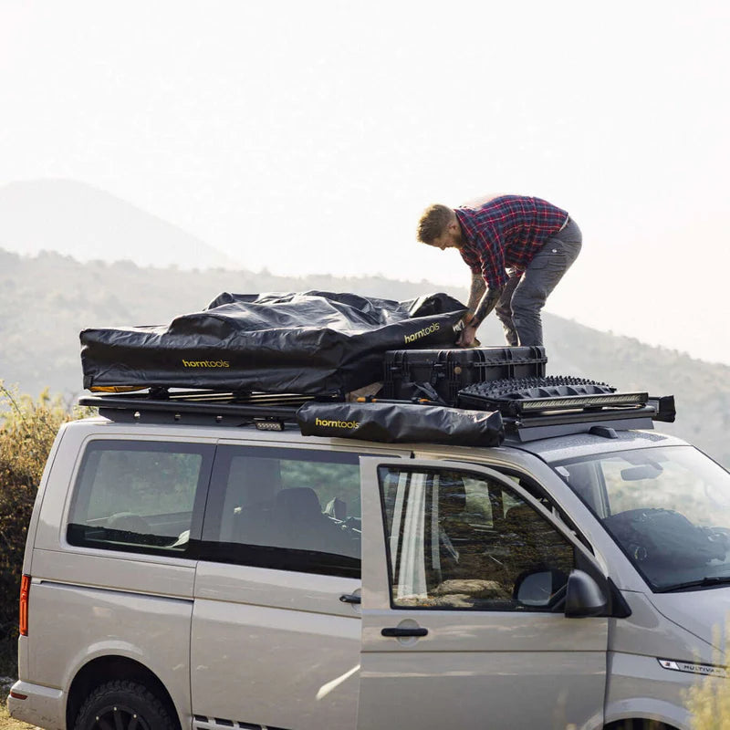horntools Dachträger ExRoof für VW T5 / T5.1 / T6 / T6.1 – L1 / SWB (Multivan, Transporter, Caravelle, Kombi)