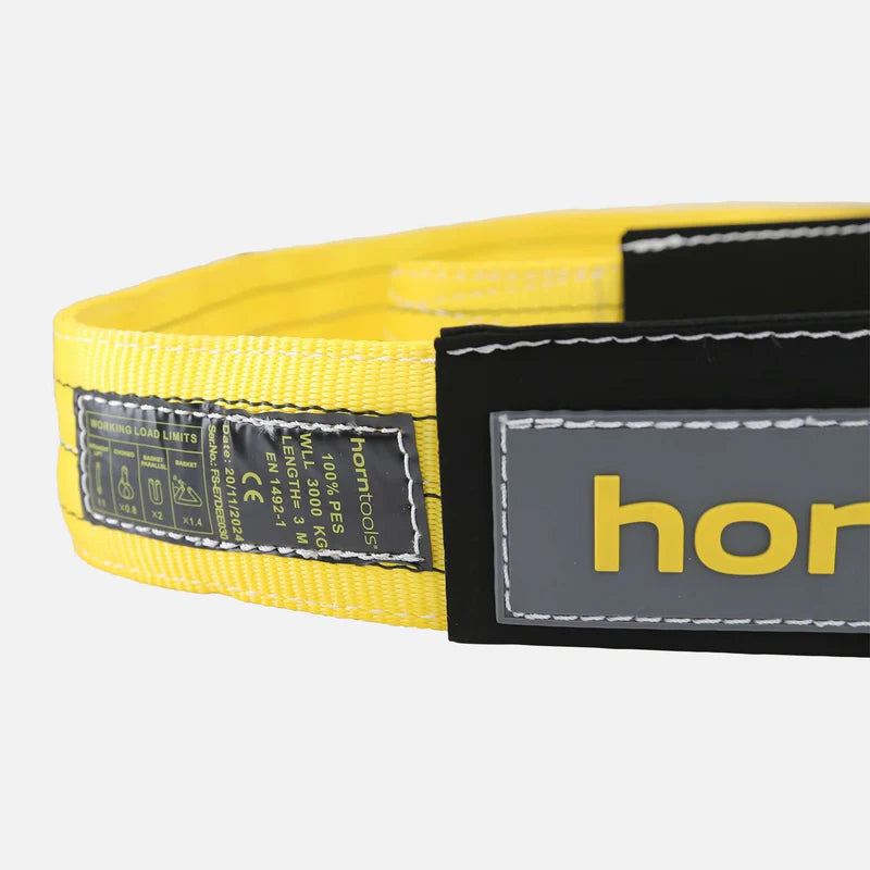 horntools Bergegurt gelb 21 Tonnen Bruchlast