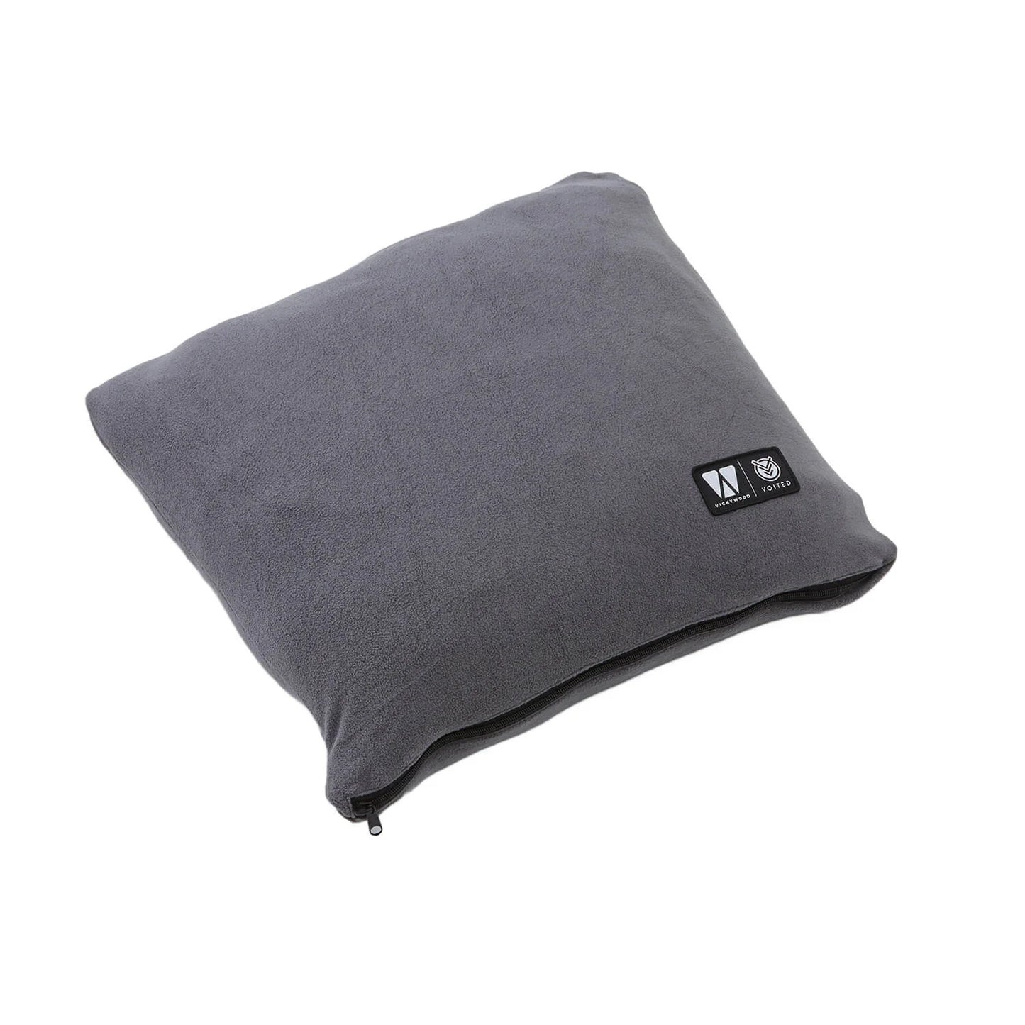 VOITED x VICKYWOOD Fleece Decke MOUNTAIN BLUE