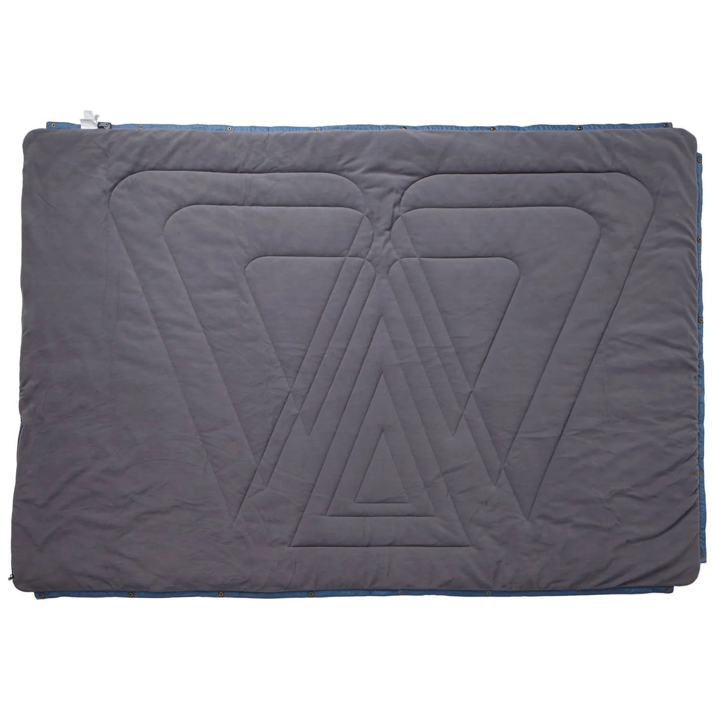 VOITED x VICKYWOOD Fleece Decke MOUNTAIN BLUE