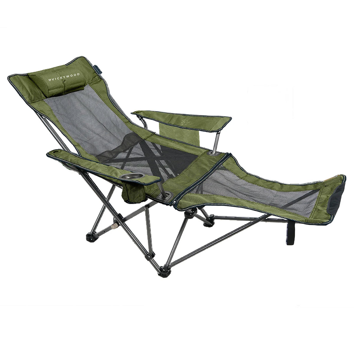 VICKYWOOD Camping Stuhl CAMP LOUNGE – RoofBase