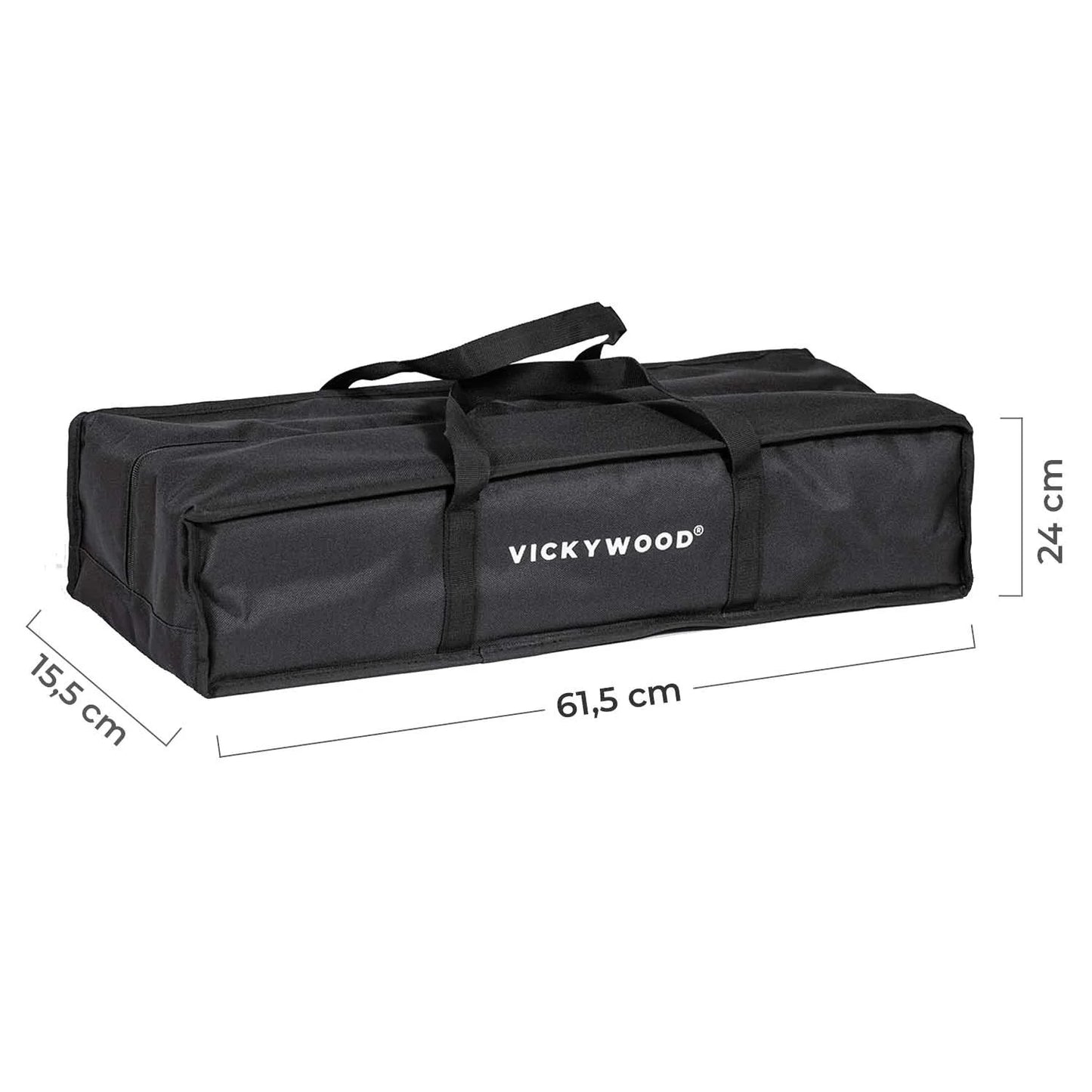 VICKYWOOD Set Campingstuhl und -tisch Alu