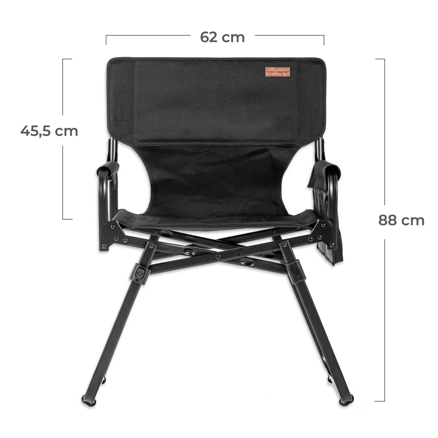 VICKYWOOD Set Campingstuhl und -tisch Alu