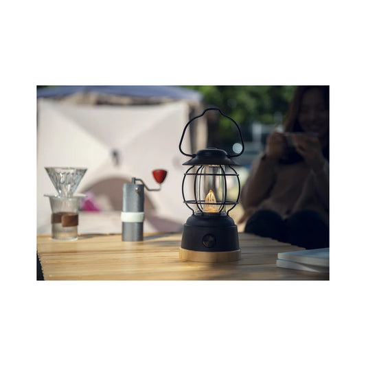 VICKYWOOD - WOODY Lantern Campinglampe dimmbar