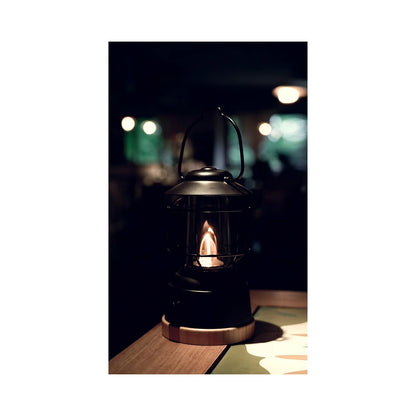 VICKYWOOD - WOODY Lantern Campinglampe dimmbar