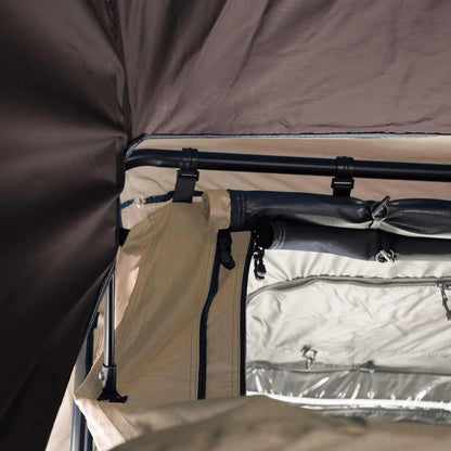 Vickywood Vorzelt zu Dachzelt LITTLE BAMBOO 125 Gen 2.0 coffee