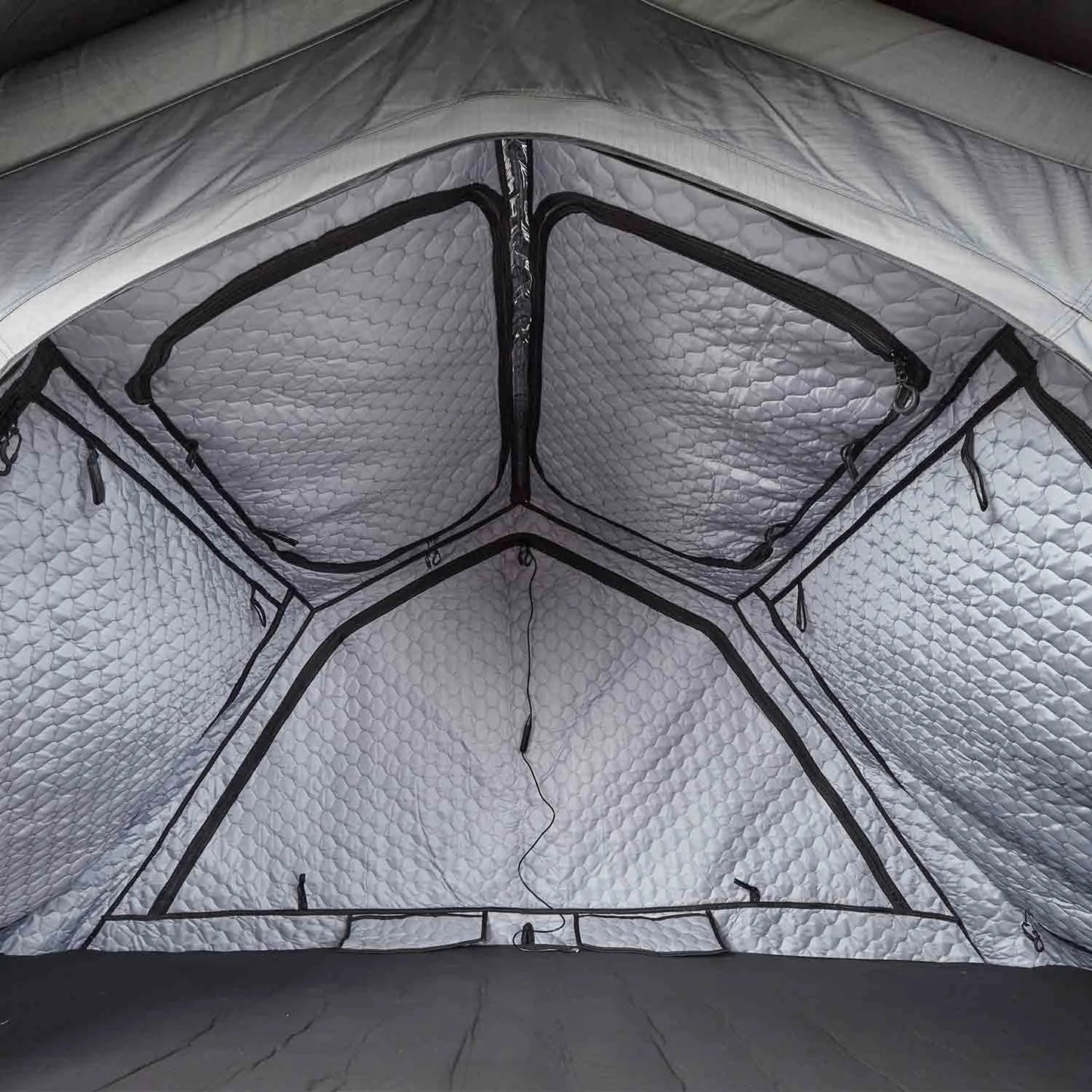 Vickywood BAOBAB AIR 135 grau mit Vorzelt + Thermo-Innenzelt