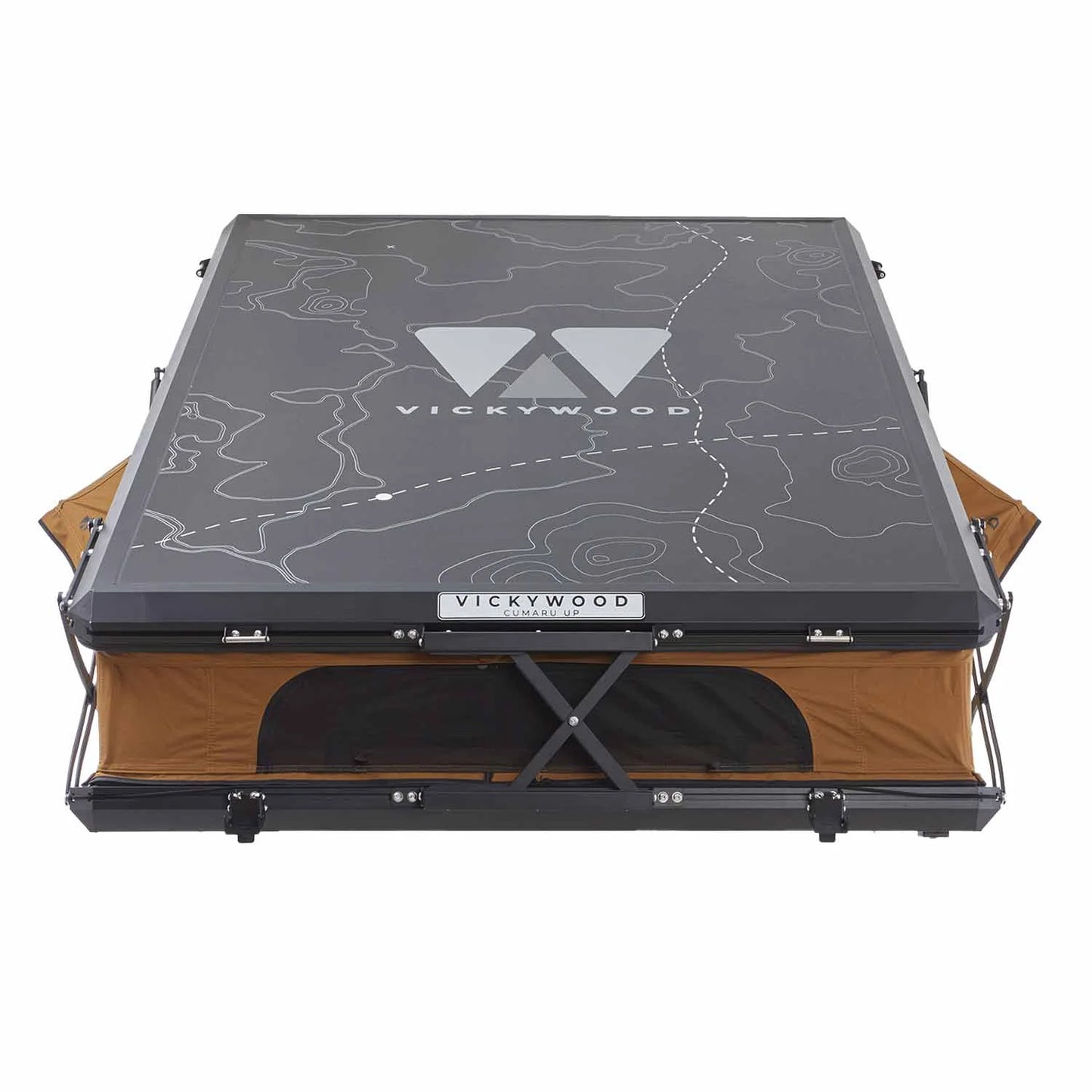 Vickywood Alu-Hartschalen Dachzelt CUMARU UP 145