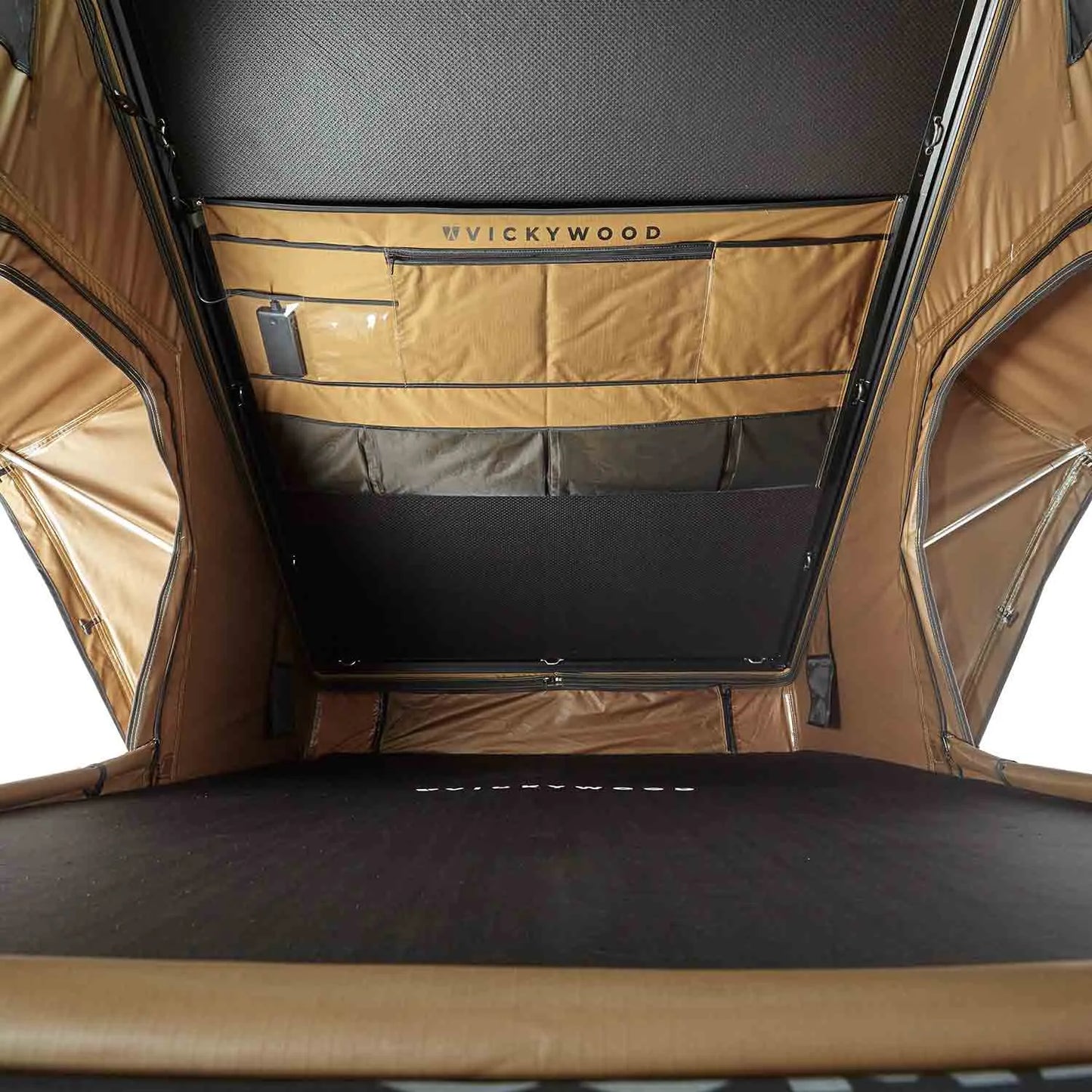 Vickywood Alu-Hartschalen Dachzelt CUMARU UP 145