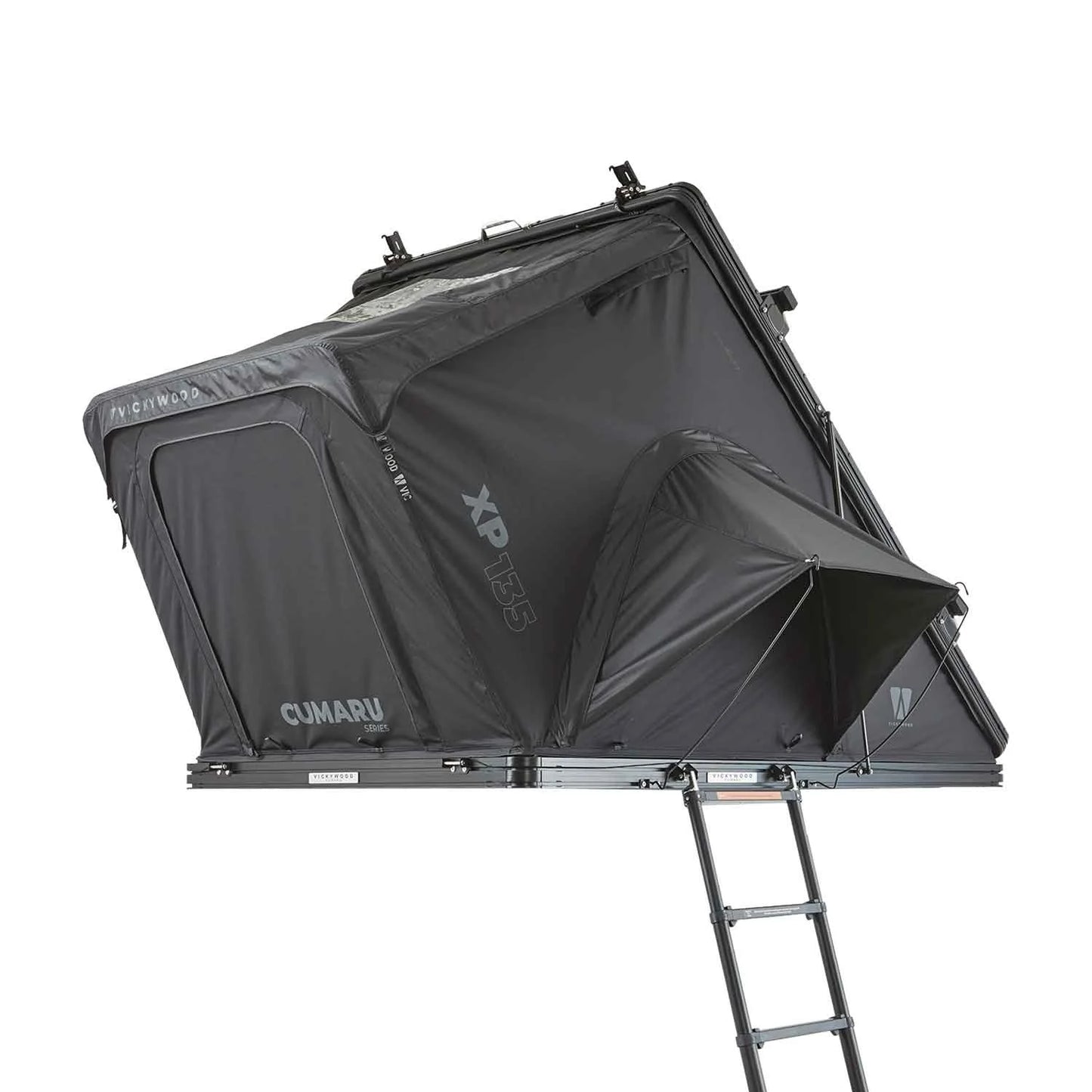 Vickywood Alu Hartschalen Dachzelt CUMARU XP 135 All Black