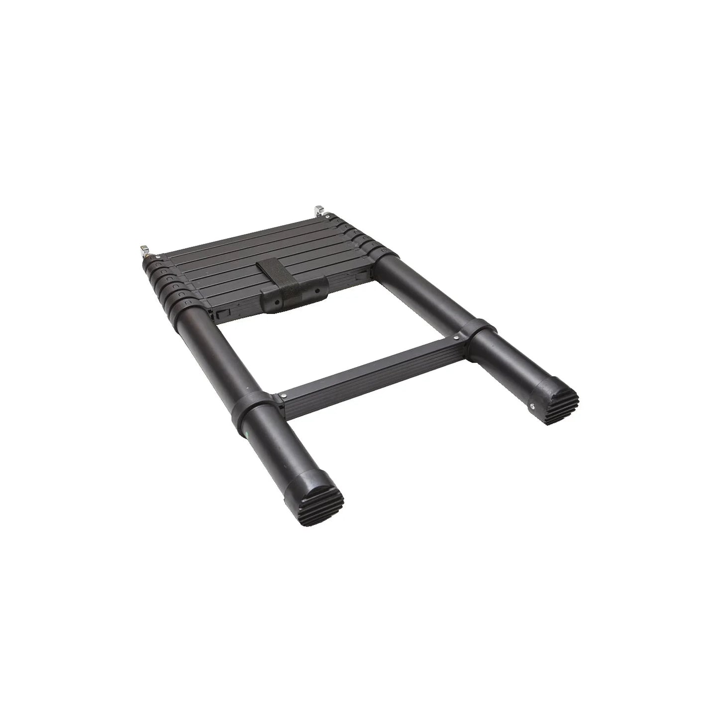 VICKYWOOD Teleskopleiter Aluminium 230 cm schwarz für Hartschalen-Dachzelt CUMARU