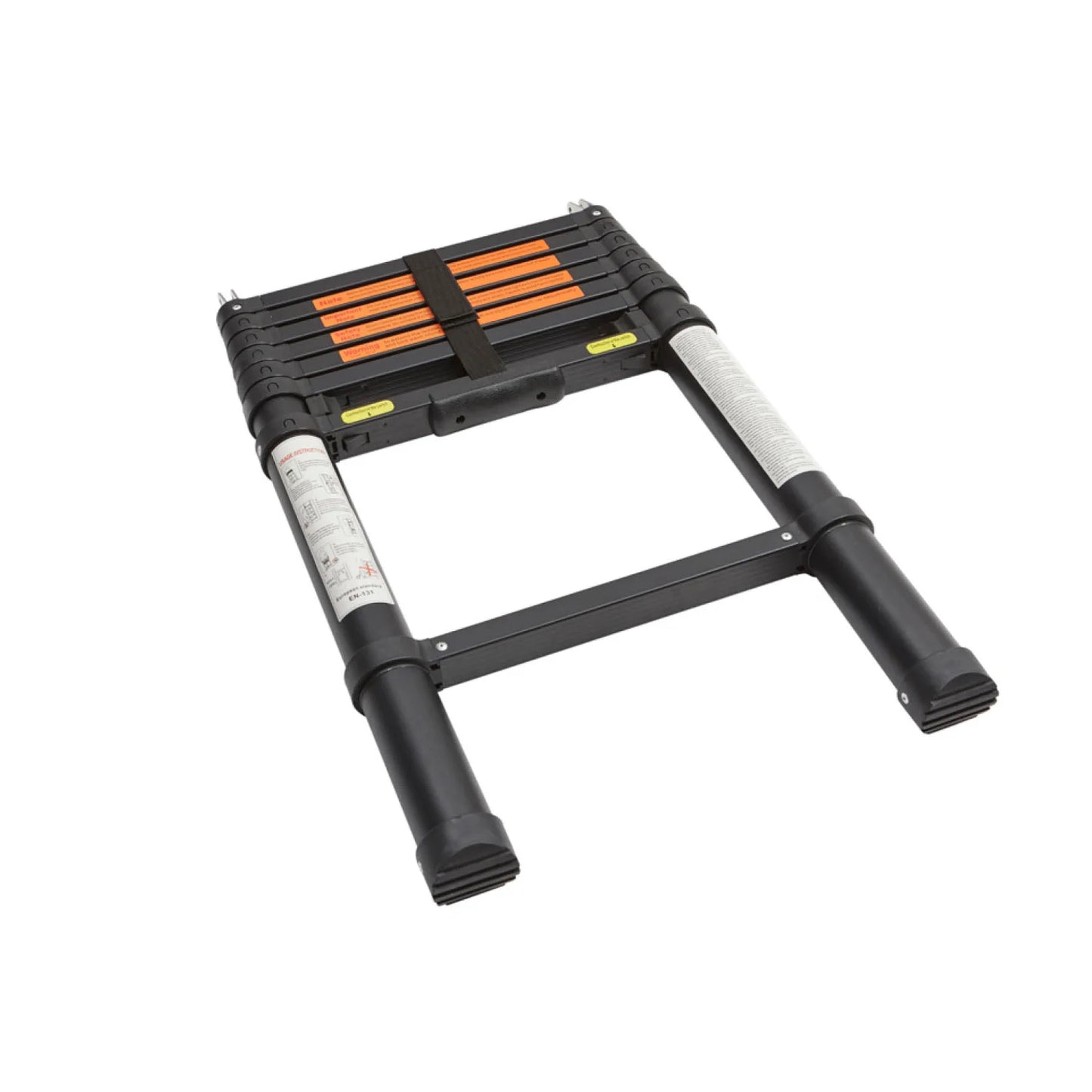 VICKYWOOD Alu-Teleskopleiter 260 cm für Klapp-Dachzelt mit abgeschrägten Stufen