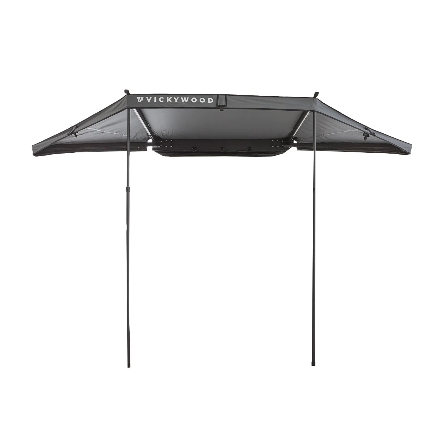 Vickywood - 180° Markise LEAF freitragend grau