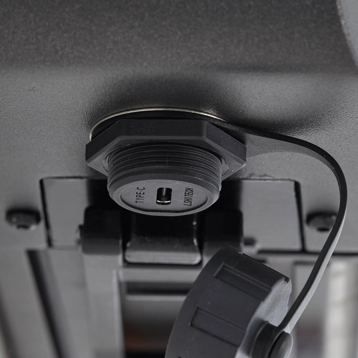 Vickywood - Aluminium Seitenmarkise BRANCH AUTOMATIC 2M grau