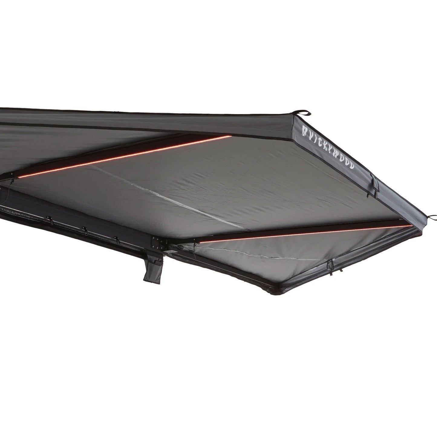 Vickywood - 180° Markise LEAF freitragend grau